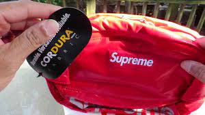 Supreme ss17 waist bag/fanny pack review/legit check by jeremy fiorentino instagram how to authentic legit check supreme ss18 shoulder bag all measurements! Supreme Red Waist Bag Youtube