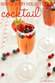 It`s that magical time of the year, and your boss put you in charge of the christmas party. Sparkling Winter Berry Holiday Cocktail With Alcohol Free Option The Busy Baker