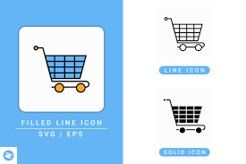 Really masl great looging imaes svgur.com. Cart Icons Set Graphic By Zenorman03 Creative Fabrica