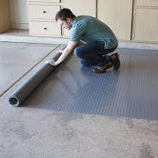 Flooringinc Diamond Nitro Rolls Standard Grade Stainless Steel 4 X4 Garage Flooring Roll Out Floor Pro Garage Floor Garage Floors Diy Rubber Garage Flooring