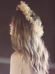 Free People Babys Breath Flower Crown Hair Styles Wedding Hairstyles Baby Breath Flower Crown