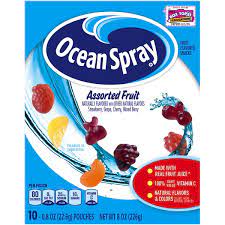 Ocean Spray Assorted Fruit Flavored Snacks 0 8 Oz Instacart