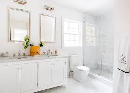 Bathroom floor tiles white marble. White Master Bath With White Marble Chevron Floor Tiles Transitional Bathroom