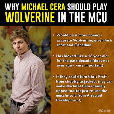 He has also won two austin film critics association awards. Dorkly Has Some Pretty Convincing Argument On Why Michael Cera Should Be Our Next Wolverine Marvelstudios