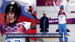 Svetlana gomboeva was finished with her competition and checking. International Olympic Committee Bars Russia From 2018 Winter Games Over Doping