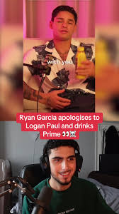 Ryan Garcia Apologizes to Logan Paul and Drinks Prime