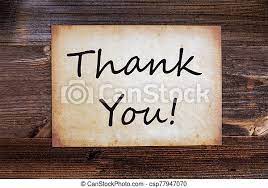 Vistaprint.com has been visited by 100k+ users in the past month Old Paper Text Thank You Wooden Background Old Grungy Paper With English Text Thank You Wooden Background Canstock