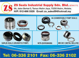 Malim nawar 2020 july 3. Zs Seals Industrial Seals Pump Supplier Malaysia