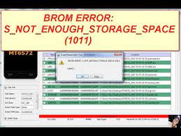 It add 6 local disks to my computer. Brom Error S Not Enough Storage Space 1011 Sp Tool Error Solution Youtube
