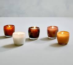 Mineral Modern Glass Votive Candle Holders Pottery Barn