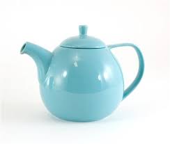 Teapot With Infuser Turquoise Blue Tea Pots Ceramic Teapots Blue Ceramics