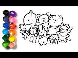 Dan, silakan klik daftar isi untuk langsung merujuk ke tema gambar yang diinginkan. Mewarnai Gambar Bt21 Menggambar Dan Mewarnai Bt21 Line Friends X Bts Untuk Semua Usia Youtube