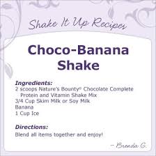 Choco Banana Shake Yum Protein Shake Smoothie Vitamin Shakes Simple Protein Shake Recipes
