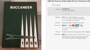 1966 Sir Francis Drake High School Year Book Is Sold At 40 High School Years High School Yearbook Yearbook