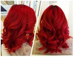 Voici Les Couleurs Cheveux Mi Longs Les Plus Tendance Cette Annee Et Ca Restera Pour L Annee Prochaine Bold Hair Color Bright Red Hair Color Bright Red Hair