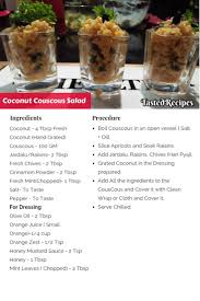 Low Calorie Coconut Couscous Salad Recipe Tastedrecipes Recipe Food Tasting Recipes Starters Recipes