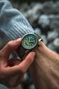 Freelancer GMT Worldtimer Green Leather Watch, 41mm - Store US ...