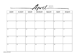 Are you looking for the month of april calendar to download and print for free? Free April 2021 Calendars 101 Different Designs And Borders