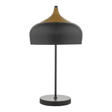 15% off with code februaryshop. Gaucho Retro 2 Light Table Lamp Black With Wood Lighting Company Uk