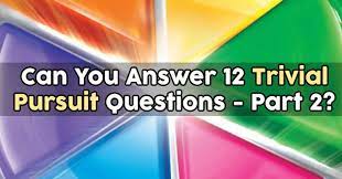 There have been two world . Can You Answer 12 Trivial Pursuit Questions Part 2 Quizpug