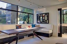 Booth seating is becoming a necessity at restaurants. 50 Modern Dining Room Designs For The Super Stylish Contemporary Home Booth Seating Dining Room Design Modern Dining Room Design