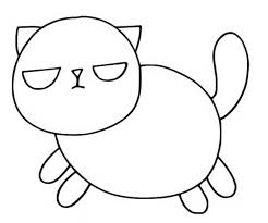 Download this running horse printable to entertain your child. Coloring Page Badanamu Fat Cat Mat 6