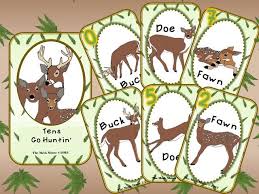 White Tailed Deer Go Fish Type Game To Make 10s By The Meek Moose Va Is For Bloggers Southern Hospitality Freebi Ten Games Animal Life Cycles Life Cycles