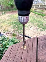 Bird Feeder Pole For Deck Railing Diy Bird Feeder Pole For Under 5 Bird Feeder Poles Diy Bird Feeder Diy Birds