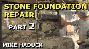 Maintaining the fieldstone stone foundation repair presents homeowners in massachusetts and new hampshire with the opportunity to a quality services at affordable fieldstone foundation repair. Stone Foundation Repair Part 2 Mike Haduck Youtube