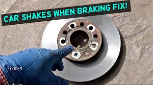 Car Shakes When Braking Fix Steering Wheel Shakes Youtube