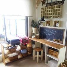 大型家具をdiy 学習机もカラーボックスでdiyするのがイマドキ流 folk インテリア カラーボックス インテリア 収納