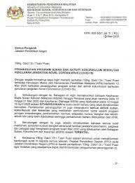 Sebagai contohnya, bacaan doa bersempena dengan majlis pelantikan pengawas di sekolah. Sk Sri Kelana Surat Siaran Kpm Facebook