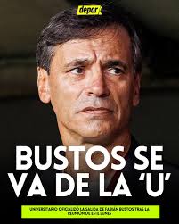 Universitario anunció la desvinculación de Fabián Bustos luego de la  reunión de esta mañana. El argentino hizo efectiva su cláusula de salida y  pronto será entrenador de Olimpia. 🏆 Fabián Bustos se