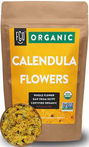 Limited time sale easy return. Amazon Com Organic Calendula Flowers Whole 16oz Resealable Kraft Bag 1lb 100 Raw From Egypt By Fgo Grocery Gourmet Food