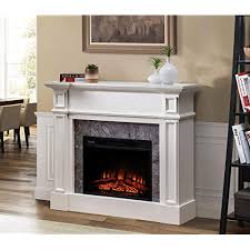 Perhaps a mantle is a way to punch up its look. Buy Sunjoy Oscar 46 Indoor Electric Fireplace Mantel With 23 Insert White Online In Turkey B08bnn5388