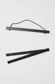 Porte Poster En Bois Noir Home All H M Fr Wooden Frames Frame Crafts Black House