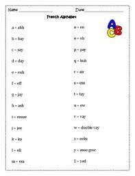 How the french use the alphabet in everyday life. French Alphabet Worksheet For Distance Learning By Fanche Rhodesse