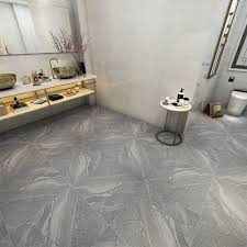 Be sure the subfloor is solid and even when installing marble tile floors. China Monterey Az Montagna Rustic Bay Bathroom Shower Tile Grey China Floor Tile Ceramic Porcelain Tile