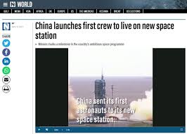 他們未來三十日將在這裡展開多項太空實驗。 神舟十一號五次變換軌道後，在距離地面393公里的軌道上，靠近太空實驗室天宮二號，當時剛剛在中國上空。 雙方距離餘下30米時，神舟十一號經過對接前 最後一個停泊點。 一切狀態正常。 Wsmmlbdn1dqism