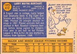 1970 Topps Baseball Larry Burchard