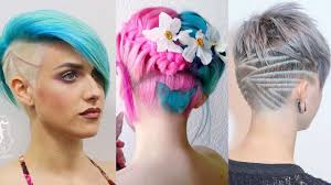 This year's coolest men's undercut haircuts and hairstyles are right here. 45 Undercut Hairstyles With Hair Tattoos For Women Fashionisers C