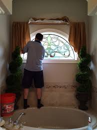 See more ideas about stained glass, stained glass windows, glass bathroom. Stained Glass Bathroom Window Arch