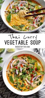 Thai Red Curry Vegetable Soup Recipe Budget Bytes Recipe Healthy Recipes Food Cooking Recipes