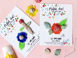 While a pressed flower card makes any day better, you may want to make a card for a certain special occasion. Diy Plantable Seed Paper Cards Handmade Charlotte