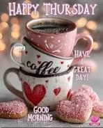 Good morning. Happy Thursday, everybody! Hope you have a ...