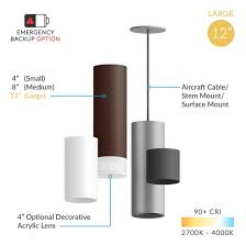 Alcon Lighting 12302 12 Cilindro Architectural Led Large Modern Cylinder Direct Light Fixture Alconlighting Com Light Fixtures Lighting Led