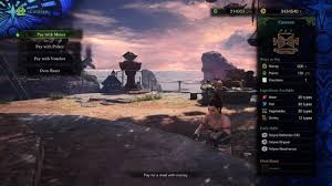 Monster Hunter World Obtaining All Canteen Foods Drinks