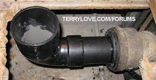 If you have ever been in a room on the first floor of a two story building where abs or pvc was installed and someone flushes the upstairs toilet, you would know what we mean. Pvc To Cast Iron For Toilet Drain Terry Love Plumbing Advice Remodel Diy Professional Forum