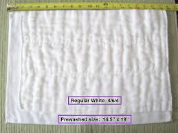 Osocozy Indian Cotton Prefold Cloth Diapers Bleached Dozen