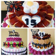 Torta Di Caramelle Candy Cake Caramelle Gommose 15anni Personalizzata Farfalle Torte Torta Di Caramelle Caramelle Gommose